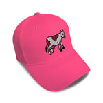 Kids Baseball Hat Farm Cow Side Body Embroidery Toddler Cap Cotton - Cute Rascals