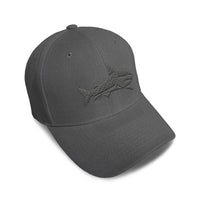 Kids Baseball Hat Shark Side View Embroidery Toddler Cap Cotton - Cute Rascals