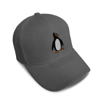 Kids Baseball Hat Penguin Big Peak Embroidery Toddler Cap Cotton