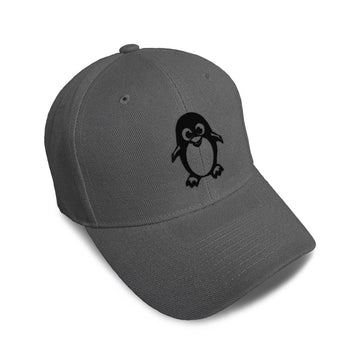 Kids Baseball Hat Cute Penguin Embroidery Toddler Cap Cotton