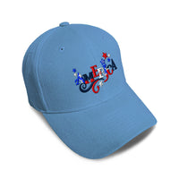 Kids Baseball Hat America Usa Patriotic Logo Embroidery Toddler Cap Cotton - Cute Rascals