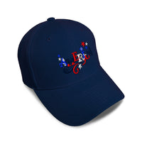 Kids Baseball Hat America Usa Patriotic Logo Embroidery Toddler Cap Cotton - Cute Rascals