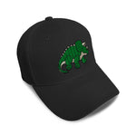 Kids Baseball Hat Triceratops Dinosaur A Embroidery Toddler Cap Cotton - Cute Rascals