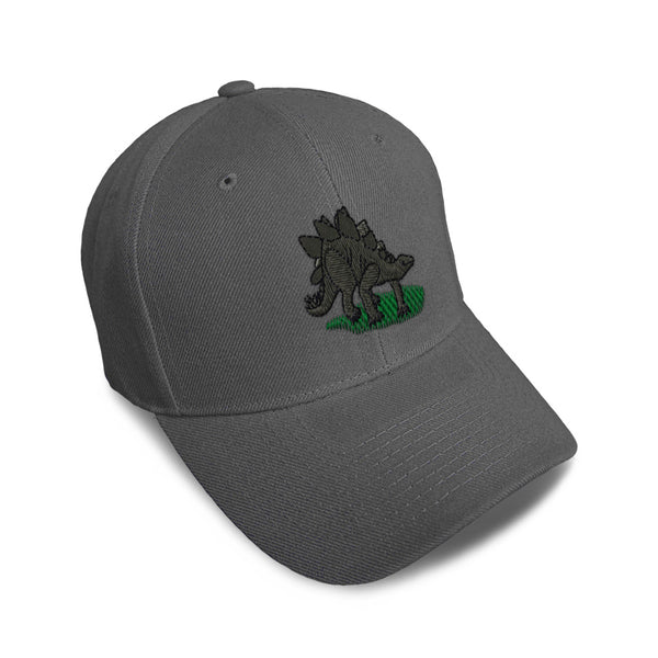 Kids Baseball Hat Stegosaurus Embroidery Toddler Cap Cotton - Cute Rascals