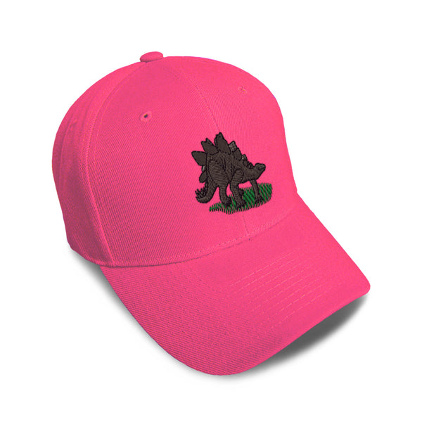Kids Baseball Hat Stegosaurus Embroidery Toddler Cap Cotton - Cute Rascals