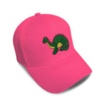 Kids Baseball Hat Cute Dinosaur Embroidery Toddler Cap Cotton - Cute Rascals