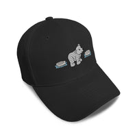 Kids Baseball Hat Cute Polar Bear Embroidery Toddler Cap Cotton - Cute Rascals