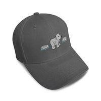 Kids Baseball Hat Cute Polar Bear Embroidery Toddler Cap Cotton - Cute Rascals