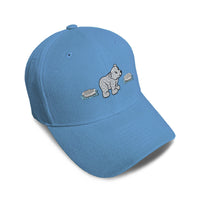 Kids Baseball Hat Cute Polar Bear Embroidery Toddler Cap Cotton - Cute Rascals