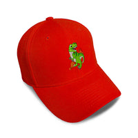 Kids Baseball Hat Kids T-Rex Dinosaur Embroidery Toddler Cap Cotton - Cute Rascals