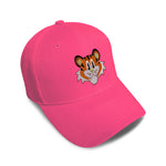 Kids Baseball Hat Kids Animal Cute Tiger Face Embroidery Toddler Cap Cotton - Cute Rascals