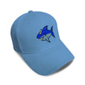 Kids Baseball Hat Kids Cute Shark Embroidery Toddler Cap Cotton