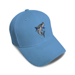 Kids Baseball Hat Kids Shark Towel C Embroidery Toddler Cap Cotton - Cute Rascals