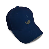 Kids Baseball Hat Whale Embroidery Toddler Cap Cotton - Cute Rascals