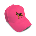 Kids Baseball Hat German Shepherd Dog A Embroidery Toddler Cap Cotton - Cute Rascals