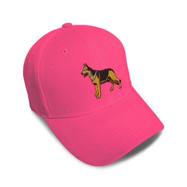 Kids Baseball Hat German Shepherd Dog A Embroidery Toddler Cap Cotton - Cute Rascals