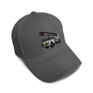 Kids Baseball Hat Firefighter Truck Hook and Ladder Embroidery Toddler Cap