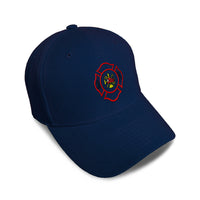 Kids Baseball Hat Fire Logo Embroidery Toddler Cap Cotton - Cute Rascals