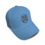 Kids Baseball Hat Firefighting Logo Occupations A Embroidery Toddler Cap Cotton - Cute Rascals