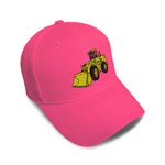 Kids Baseball Hat Wheel Loader A Embroidery Toddler Cap Cotton - Cute Rascals