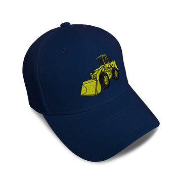 Kids Baseball Hat Wheel Loader A Embroidery Toddler Cap Cotton