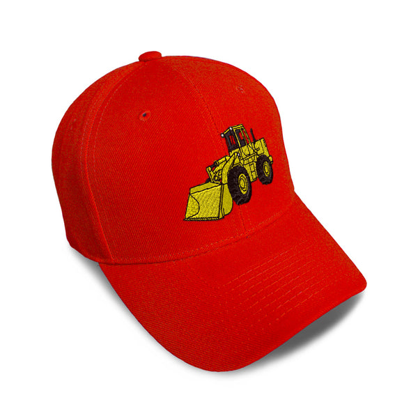 Kids Baseball Hat Wheel Loader A Embroidery Toddler Cap Cotton - Cute Rascals