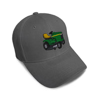 Kids Baseball Hat Riding Lawn Mower A Embroidery Toddler Cap Cotton - Cute Rascals
