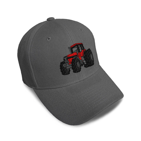 Kids Baseball Hat Tractor Machine C Embroidery Toddler Cap Cotton - Cute Rascals