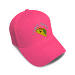 Kids Baseball Hat I Love Tacos Taco Embroidery Toddler Cap Cotton - Cute Rascals