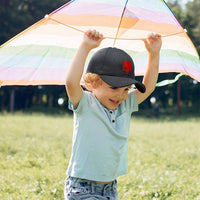 Kids Baseball Hat Albanian Eagle Embroidery Toddler Cap Cotton - Cute Rascals