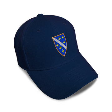 Kids Baseball Hat Bosnia War Flag Embroidery Toddler Cap Cotton