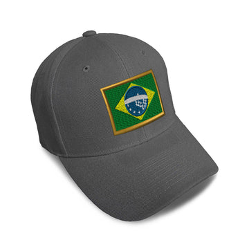 Kids Baseball Hat Brazil Embroidery Toddler Cap Cotton