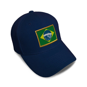 Kids Baseball Hat Brazil Embroidery Toddler Cap Cotton