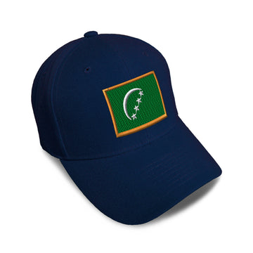 Kids Baseball Hat Comoros Embroidery Toddler Cap Cotton