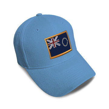 Kids Baseball Hat Cook Island Embroidery Toddler Cap Cotton