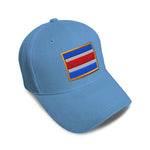 Kids Baseball Hat Costa Rica Embroidery Toddler Cap Cotton - Cute Rascals