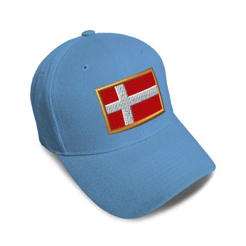 Kids Baseball Hat Denmark Embroidery Toddler Cap Cotton