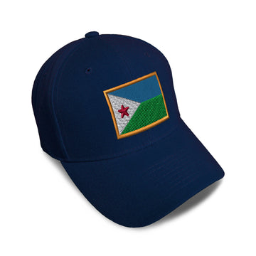 Kids Baseball Hat Djibouti Embroidery Toddler Cap Cotton