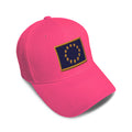 Kids Baseball Hat European Union Embroidery Toddler Cap Cotton