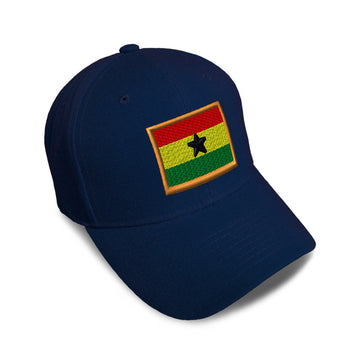 Kids Baseball Hat Ghana Embroidery Toddler Cap Cotton