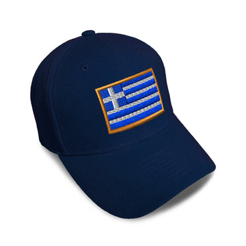 Kids Baseball Hat Greece Embroidery Toddler Cap Cotton