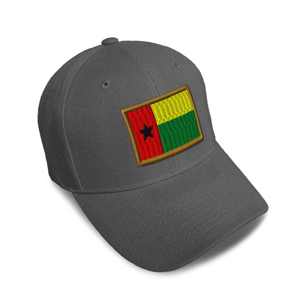 Kids Baseball Hat Guinea Bissau Embroidery Toddler Cap Cotton - Cute Rascals