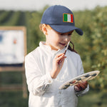 Kids Baseball Hat Italy Embroidery Toddler Cap Cotton - Cute Rascals