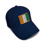 Kids Baseball Hat Ivory Coast Embroidery Toddler Cap Cotton - Cute Rascals