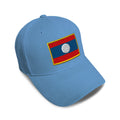 Kids Baseball Hat Laos Embroidery Toddler Cap Cotton