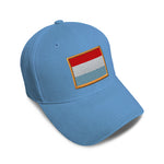 Kids Baseball Hat Luxemburg Embroidery Toddler Cap Cotton - Cute Rascals