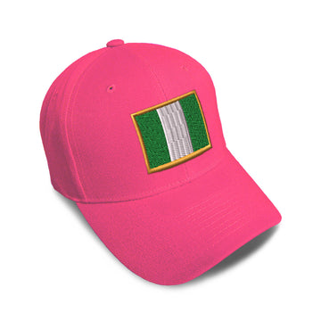 Kids Baseball Hat Nigeria Embroidery Toddler Cap Cotton