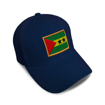 Kids Baseball Hat Sao Tome Embroidery Toddler Cap Cotton