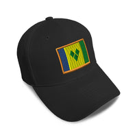 Kids Baseball Hat St Vincent Embroidery Toddler Cap Cotton - Cute Rascals