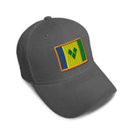 Kids Baseball Hat St Vincent Embroidery Toddler Cap Cotton - Cute Rascals